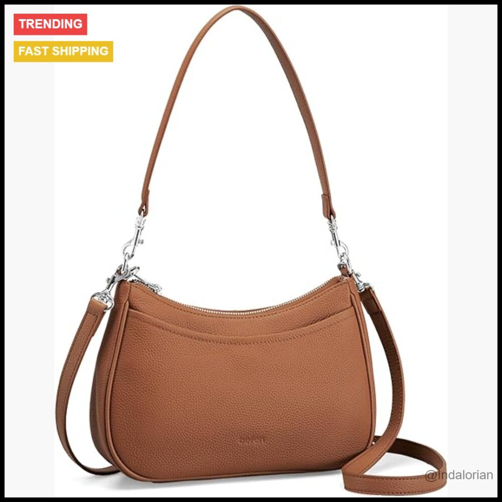 Genuine Leather Crossbody Hobo Bag Anti-Theft Rfid Blocking Women's Handbag